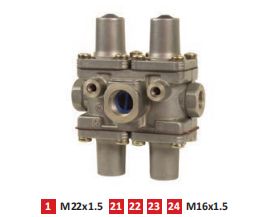 FOUR CIRCUIT PROTECTION VALVE